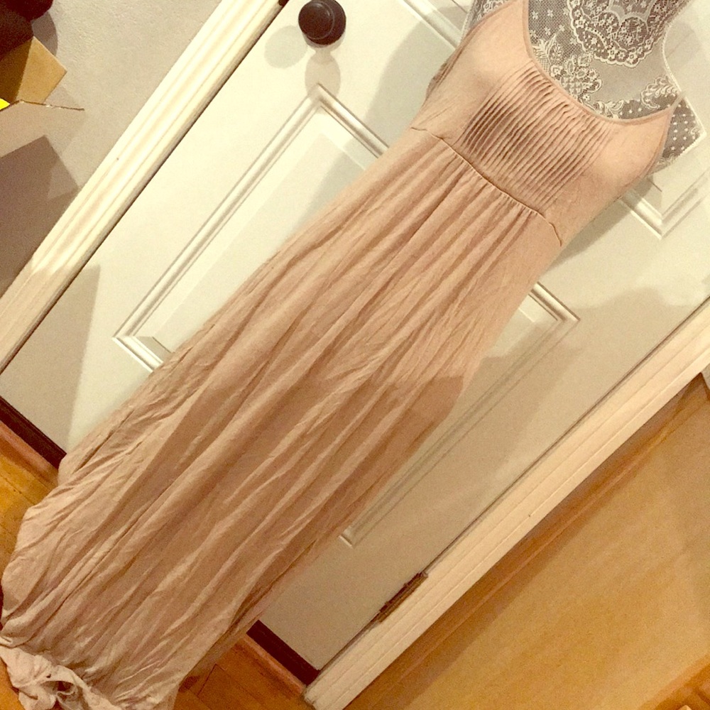 CK maxi dress tan/beige